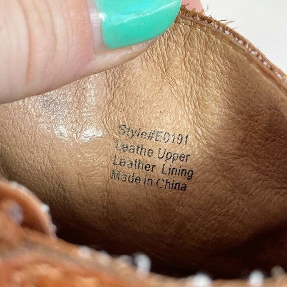 Madewell Womens Billie Ankle Bootie Leather Boots Brown Sz 6.5 Stacked Heels Zip - Picture 9 of 12